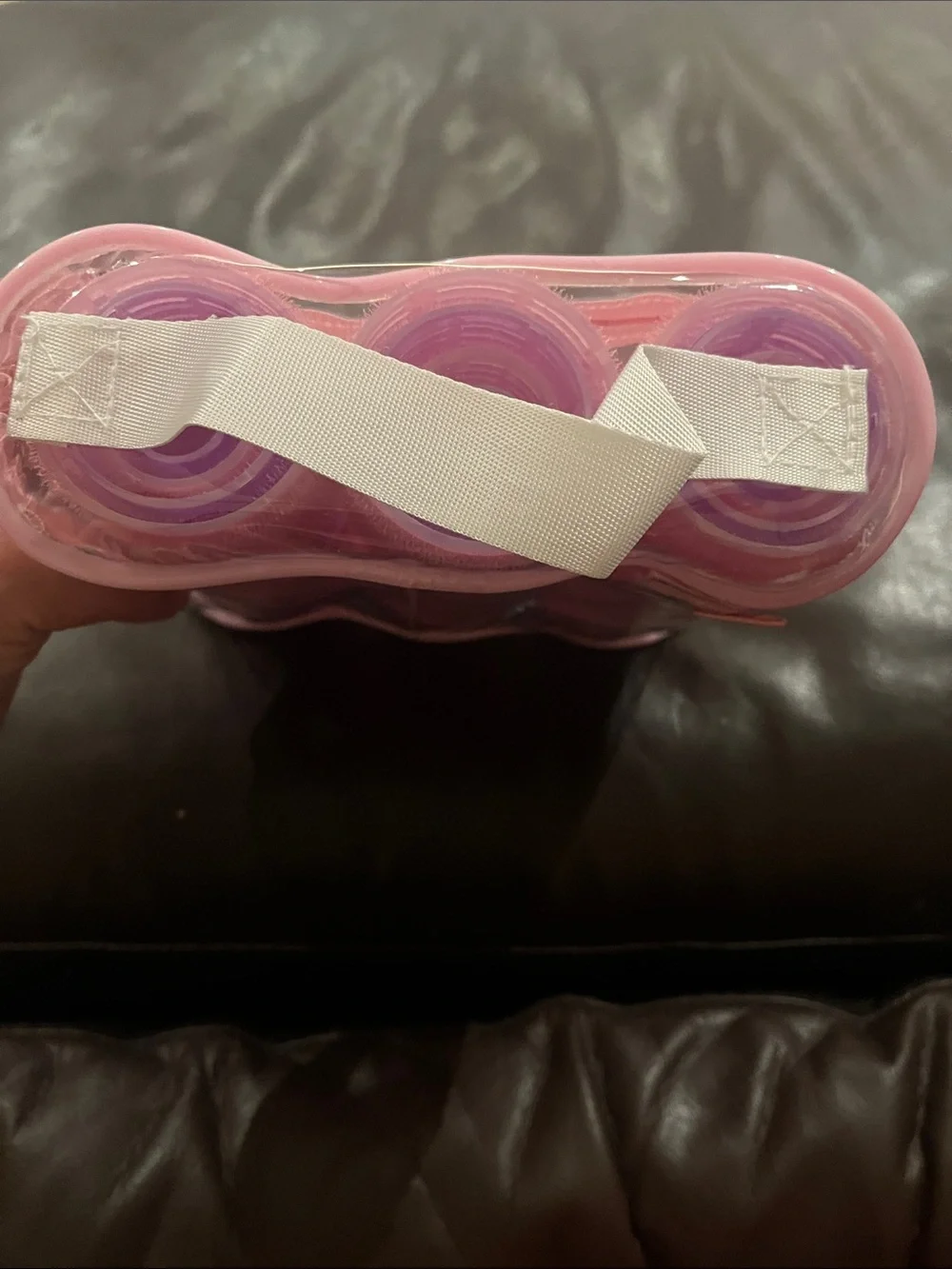 Brand New Pink Self-Grip Hair Rollers 9-Piece Set with Storage Bag